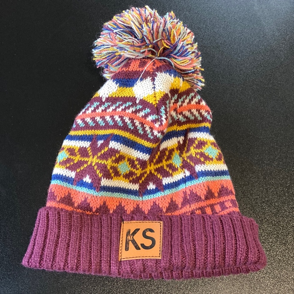 Multi colored KS beanie